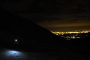 Night Hiking in the Italian Alps