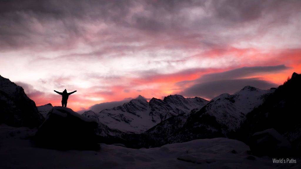 Snowshoeing in the Gran Paradiso National Park