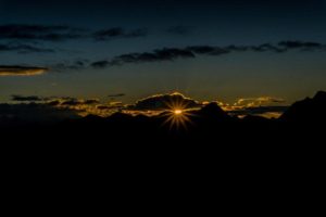 Sunrise at Gran Paradiso - Leonessa Hut