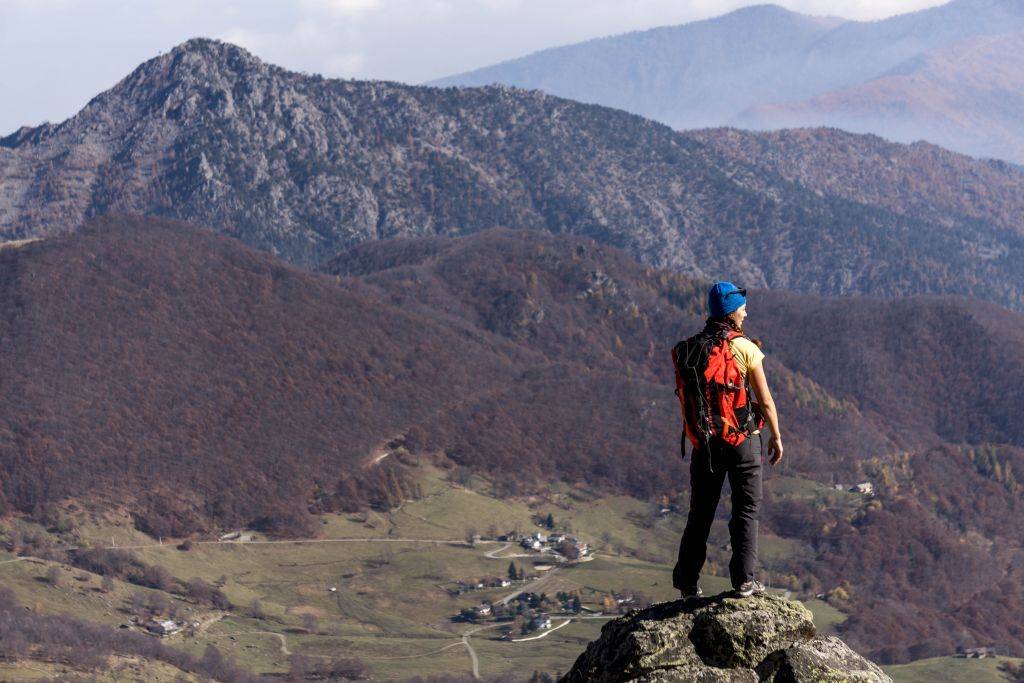 November Trek with Swim in the Lake