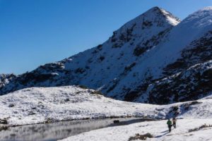 November Trek with Swim in the Lake