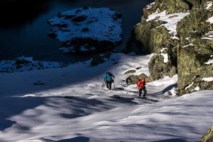 November Trek with Swim in the Lake