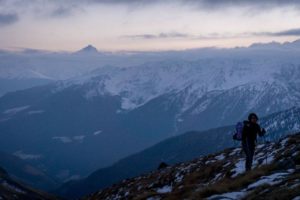 Winter hiking from Singapore to the Alps