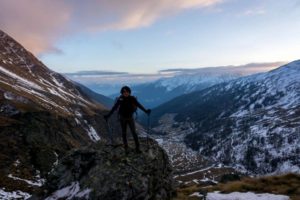 Winter hiking from Singapore to the Alps