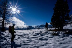 Monte Avic Hike in winter