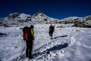 Monte Avic Hike in winter