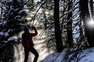 Monte Avic Hike in winter