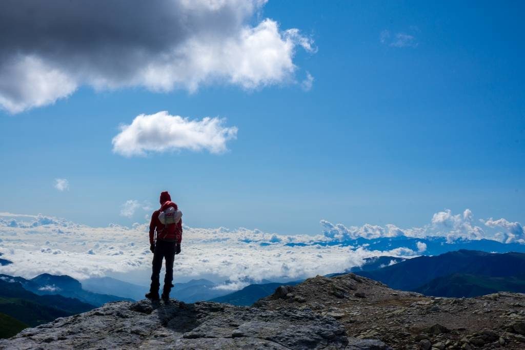 Spring hike in Italy