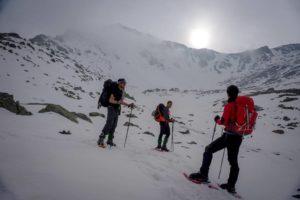 Hard walk in the Alps