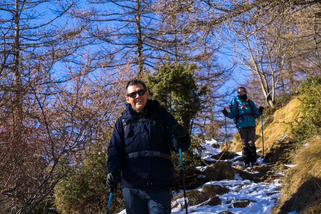 Australian VIP in a rough wild Hike