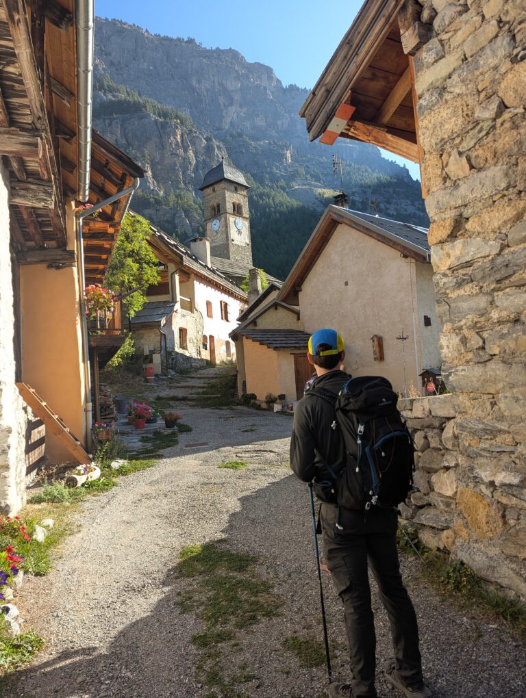 sleeping in nice village where we might be the only tourists