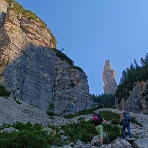 dolomites trekking alps rock